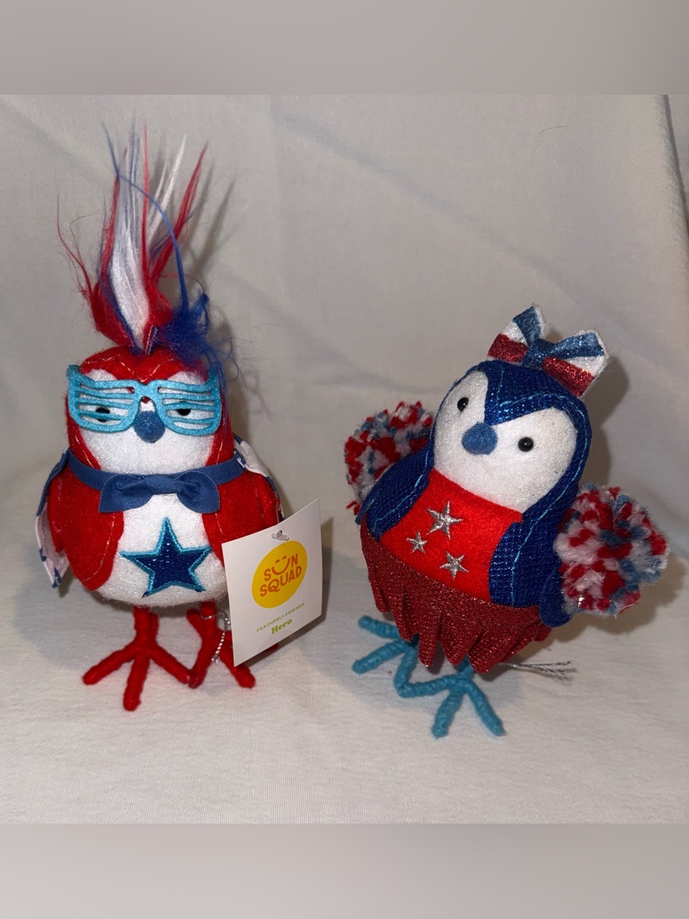 2025 Hero & Cheery Target Sun Squad Featherly Friends Patriotic Birds July 4th